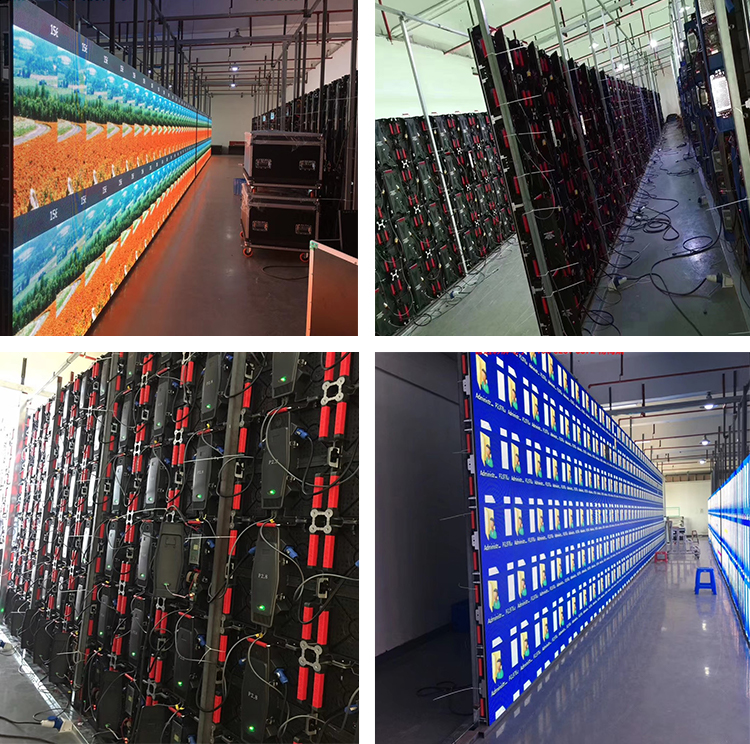 Good price outdoor P3.91 rental led screen 500x1000mm cabinet led display panel