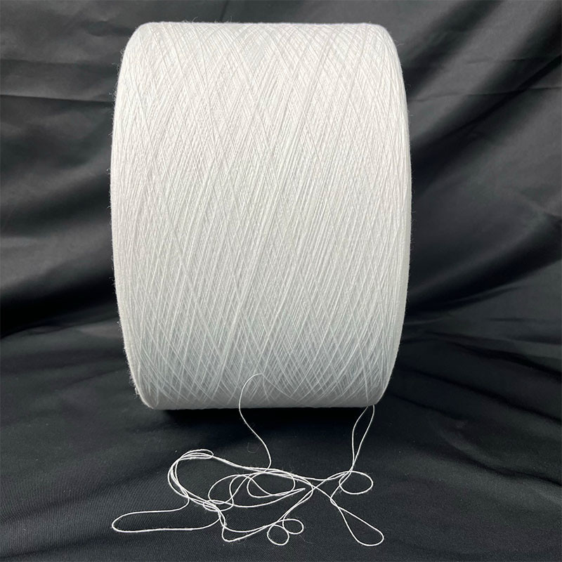 Open End NE 16s/20s Black / Optical White Regenerated Cotton Yarn For Knitting Men Socks