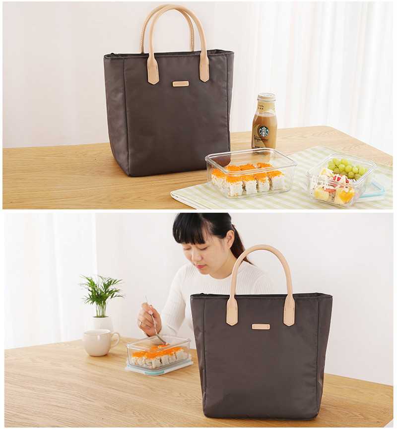 Recycled Sublimation Nylon Insulated Bento Bag For Ladies
