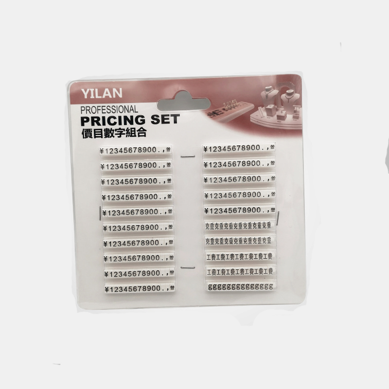 Angled Pricing Counter Stand for Retail and Watch Display Adjustable ABS Plastic Cube