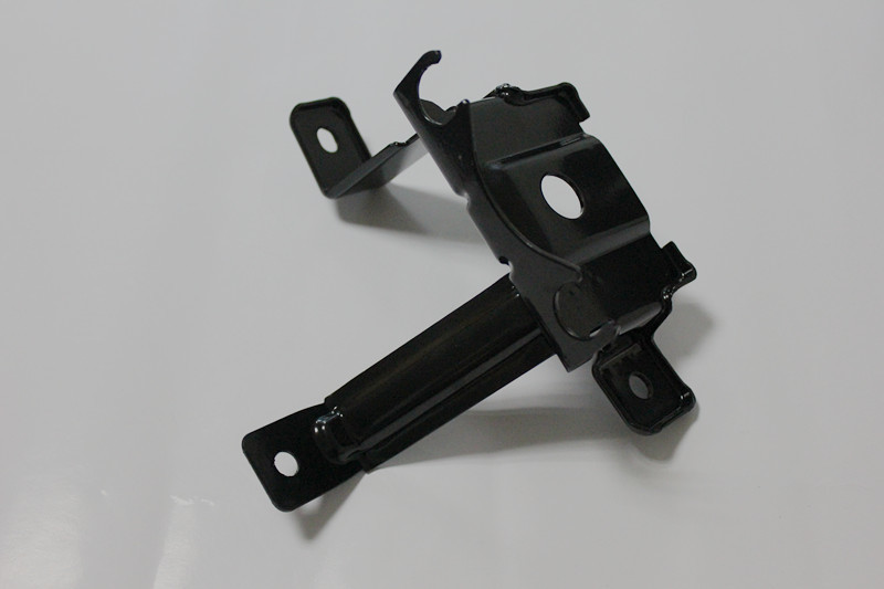 metal stamping parts, black coated steel stamping support bracket