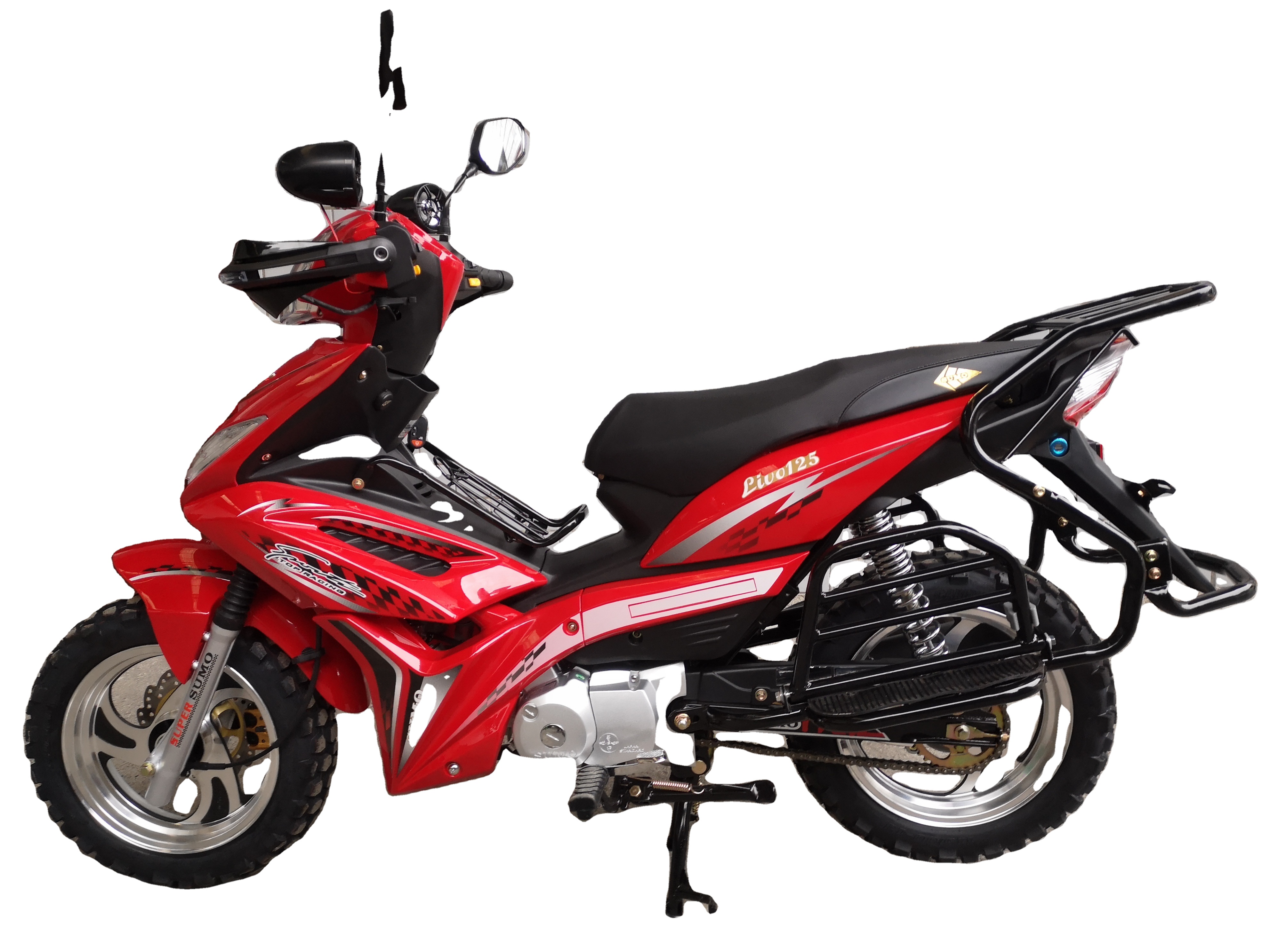 Oem Red 110cc Cub Motorcycle Mini Gas Motor Bike Multiple Color