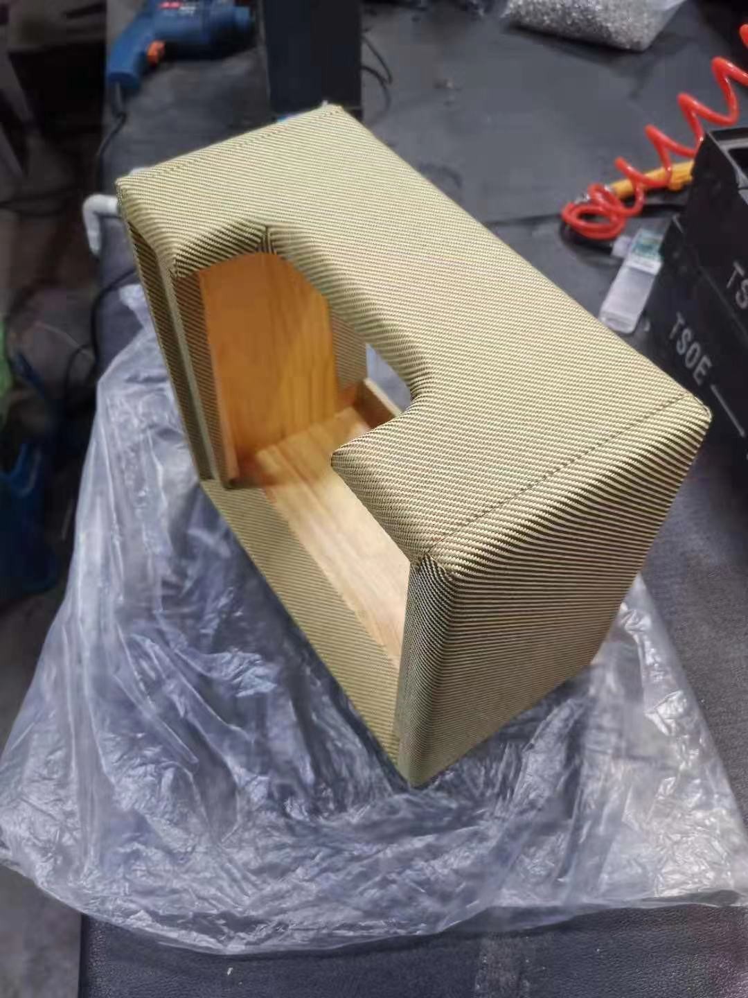 Custom 5F1A Style Champ Tweed Guitar Amplifier Cabinet