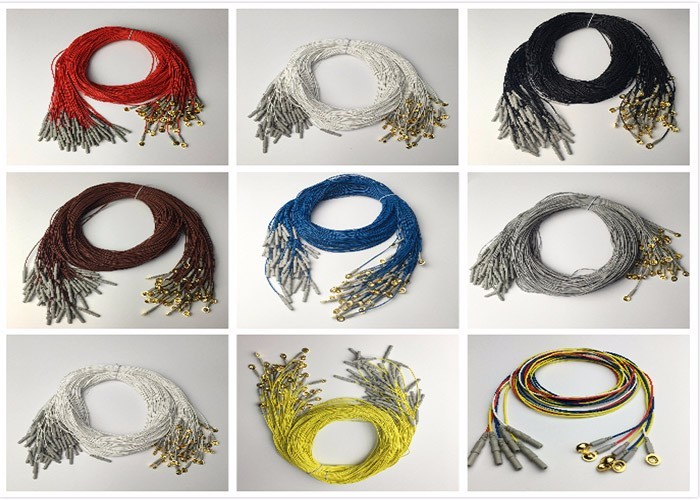 Gold Cup Portable Less Noisy EEG Electrodes For Seizure Disorders