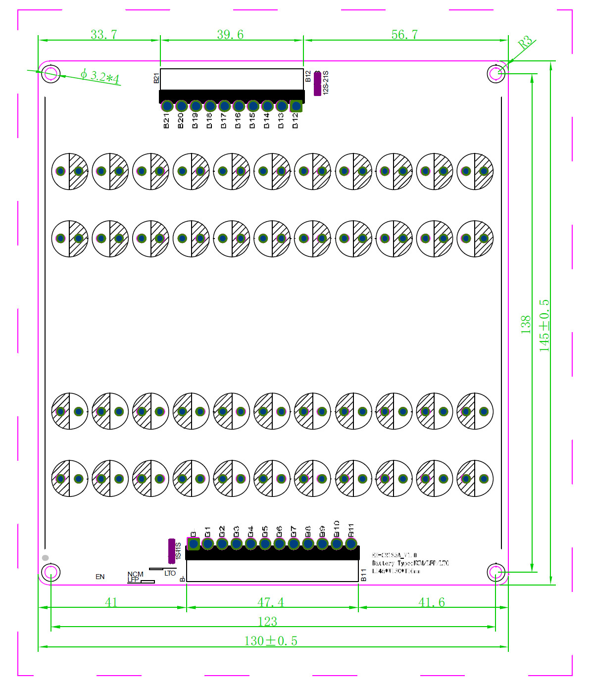 Capacitive Active Equalizer Module 5A 17S 18S 19S 20S 21S For Electric Forklift