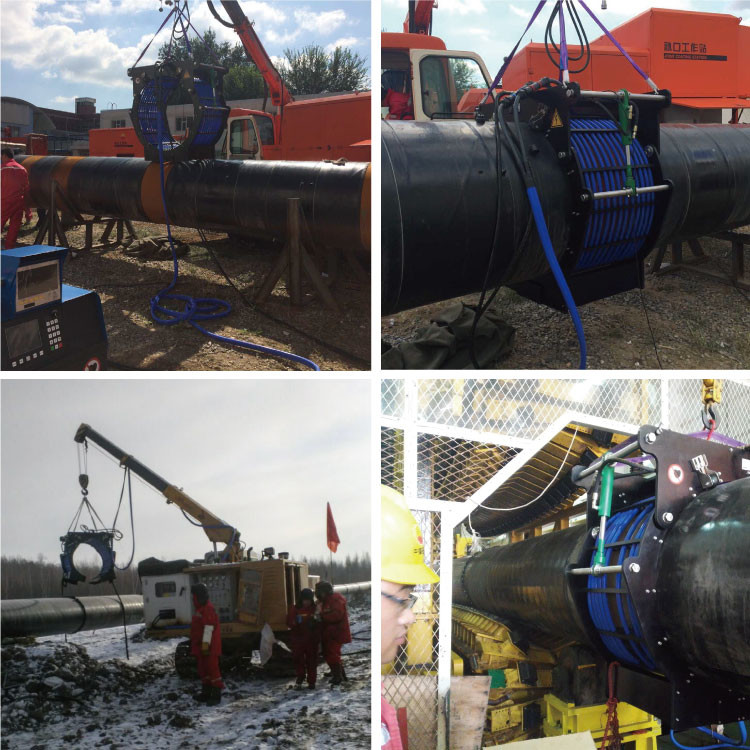 Induction Machine Welding Pipelines In Petrochemical / Oil / Gas