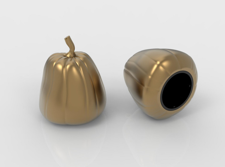 Customizable Pumpkin-Shaped Zinc Alloy Perfume Bottle Caps Perfume Lids Cover