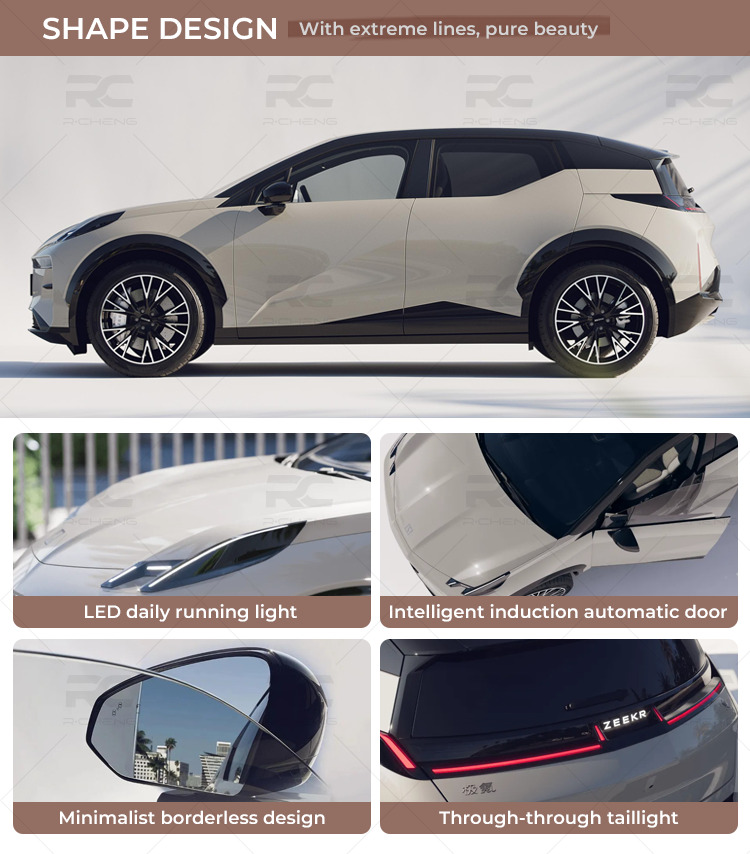 2024 Electric Luxury Suv Smart Car Geely Electric Car Zeekr X Energy Vehicles 4 Wheel Ev Cars Maximum power 315kw 428Ps
