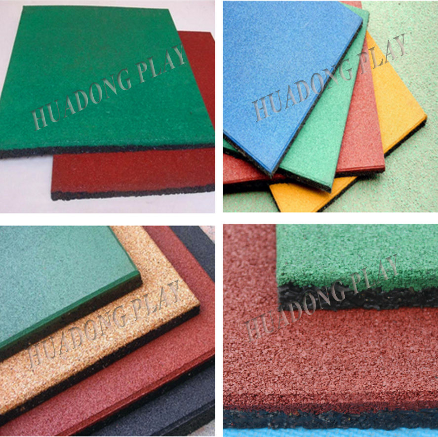 Nontoxic Playground Floor Mats Long Service Life Sbr Epdm Rubber Easy To Clean