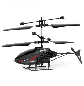Miniature Aerial Plaything F370 Lightweight Toy Helicopter with Wi-Fi Features Gyroscope and 3.7V Battery