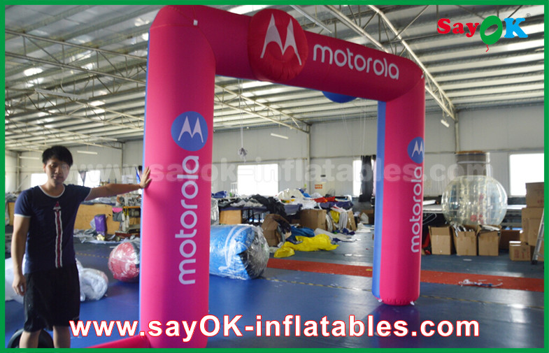 Custom Inflatable Arch Oxford Cloth PVC Coating Inflatable Arch CE For Advertising / Promotional