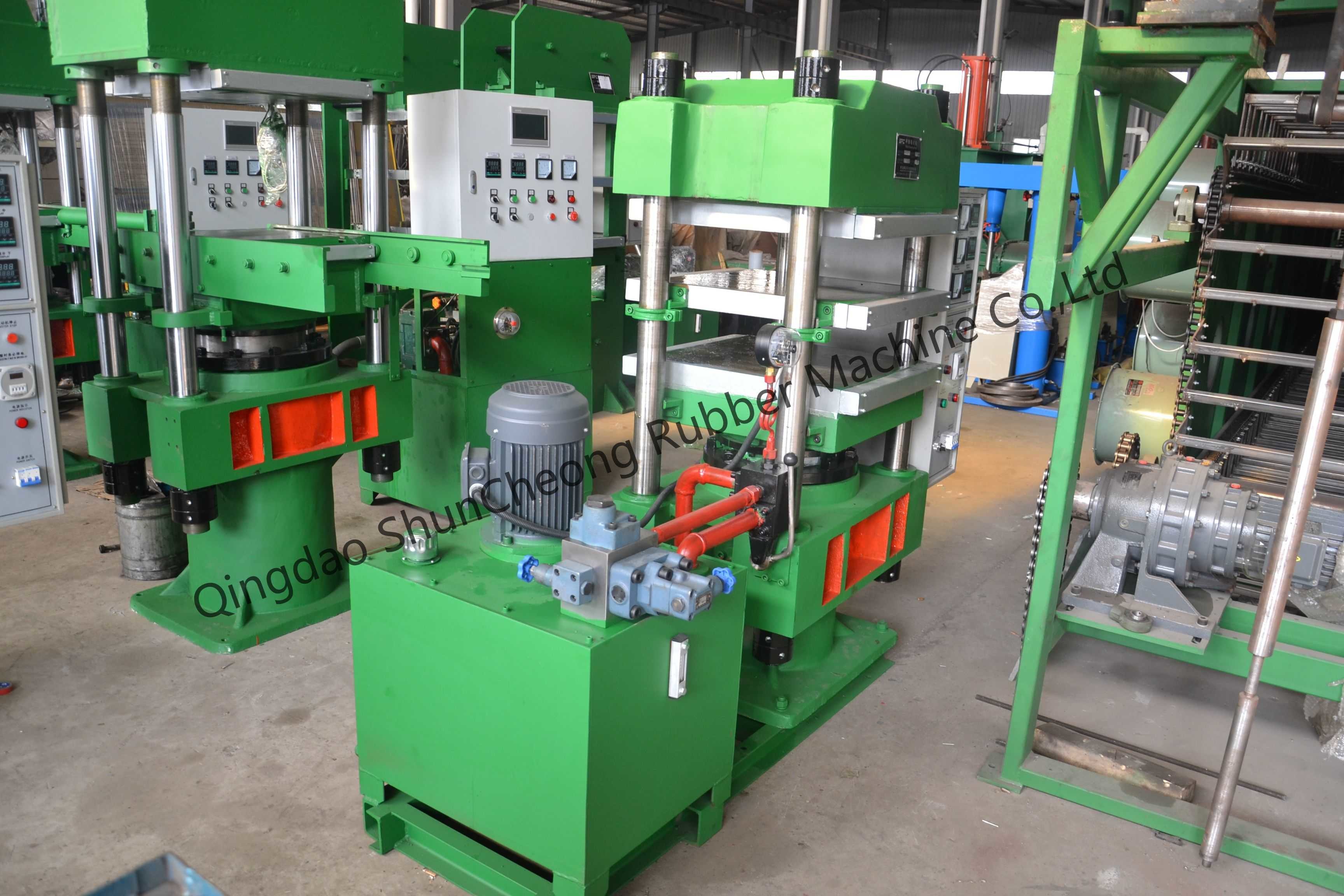 Rubber Sole And Oil Seal Making Machine / Heating Plate Vulcanizing Press