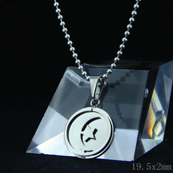 Fashion High Quality Fashion Stainless Steel Round Shapped Necklace Pendant