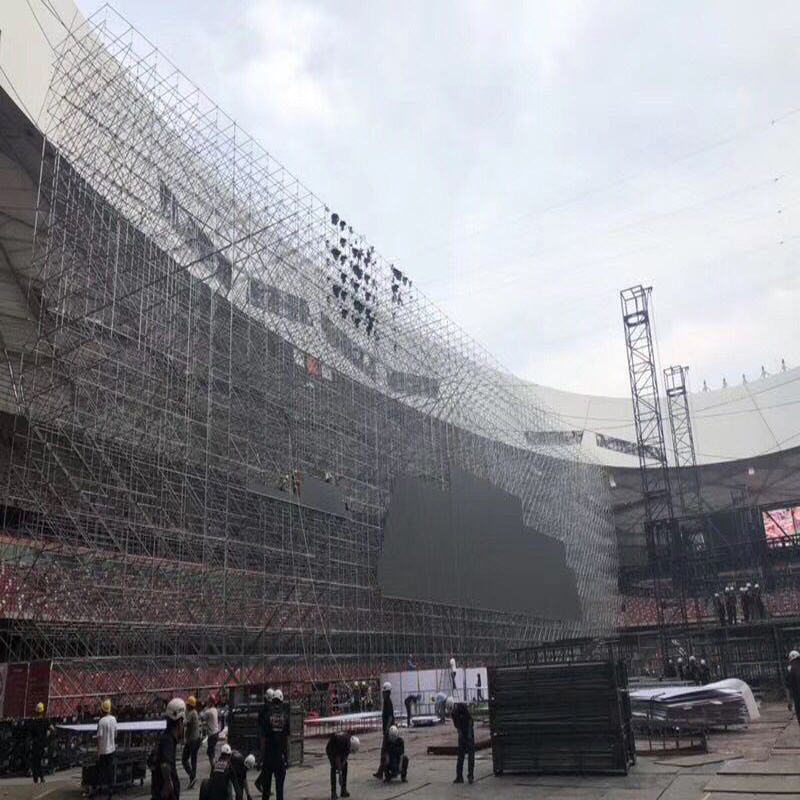 Ring Lock Mobile Steel Scaffolding for Construction Concert