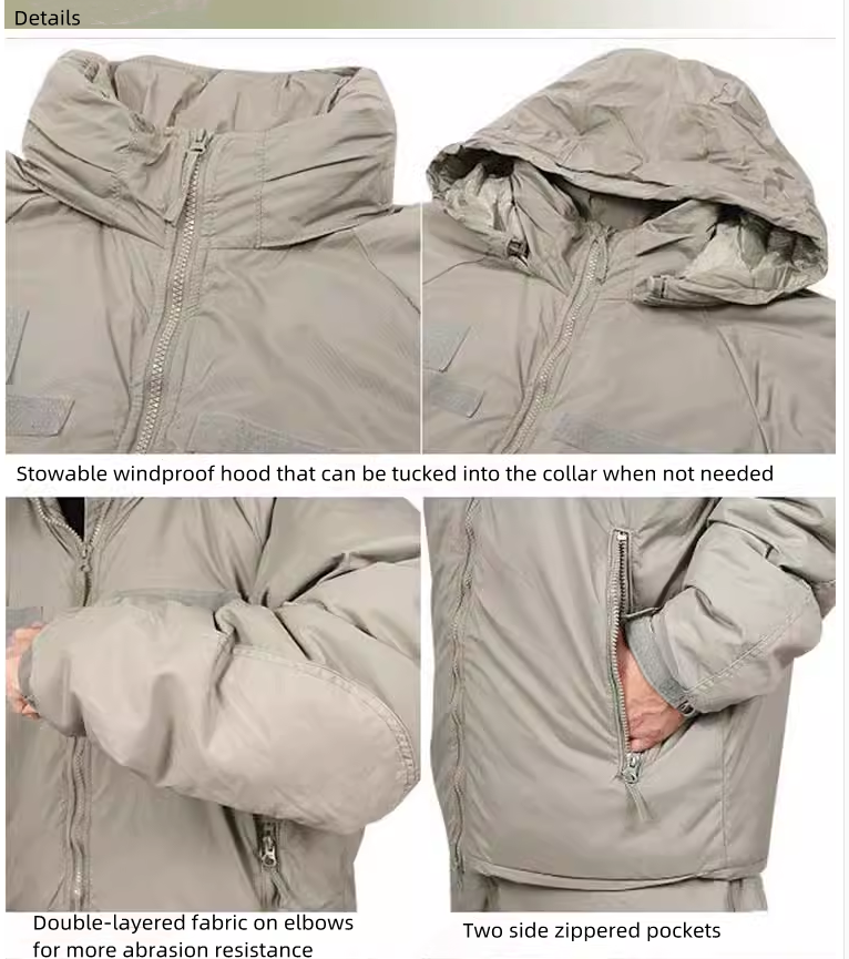Custom XLR Tactical Military Uniform Lightweight Thickened Cold Protection