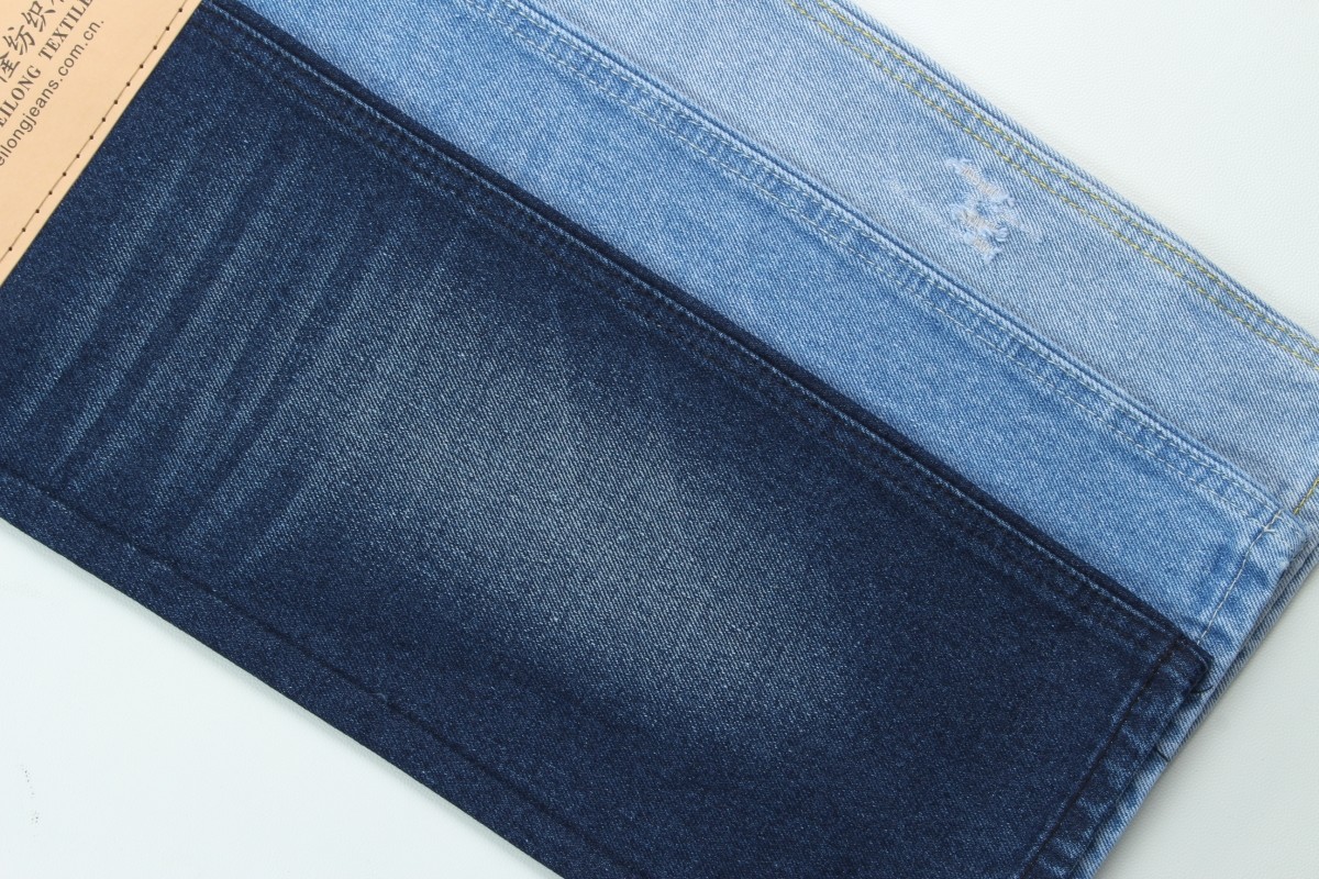 9000 Yards 13 Oz TC Denim Fabric In Dark Blue