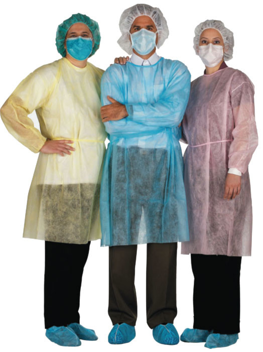 Large stock of surgical isolation gown with most competitive prices and shortest delivery time.