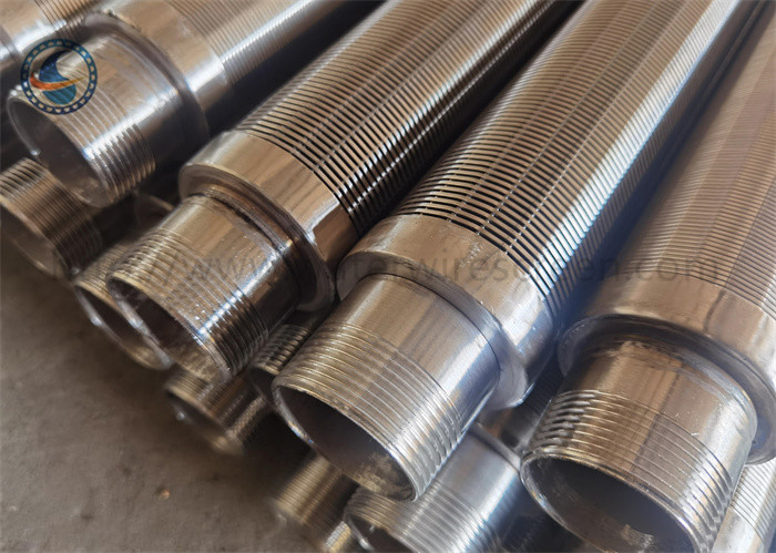 25mm-1027mm Wound Wedge Wire Filter Screen With 25-3200 Micron Rating