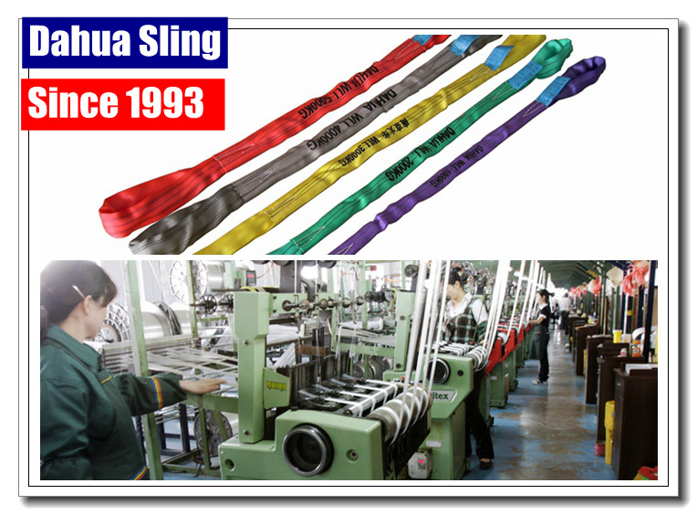 Grey Polyester Round Slings Endless Type , One Way Soft Round Sling High Strength