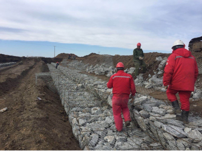 1×1×1m PVC Coated Gabion Mesh Baskets 380 Mpa HBGB Retaining Wall Mesh Cages