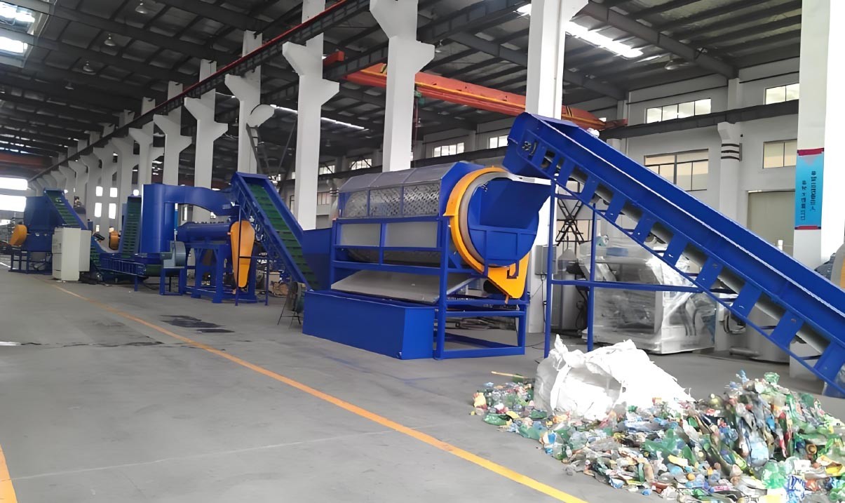 1000 Kg Pet Bottle Washing Recycling Plant Waste Plastic Recycling Machine