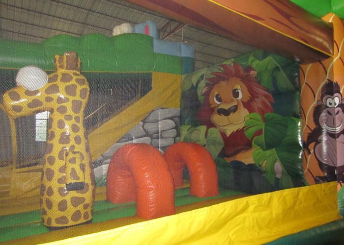 Safari park inflatable combo inflatable elephant combo animals inflatable combo for sale