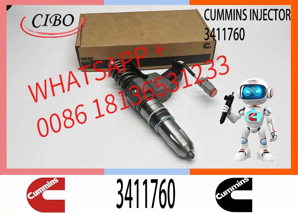 Common Rail Injector Fuel Injector 3080766 3411691 3087560 3411765 For N14 Excavator