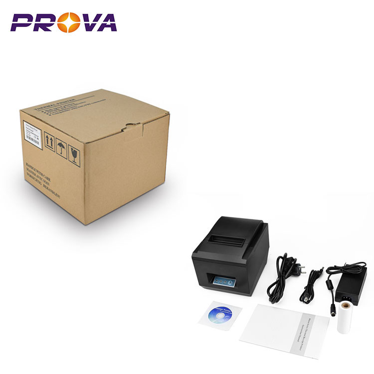 Portable Wifi 80mm Thermal Printer Easy Paper Roll Installation With Low Consumption