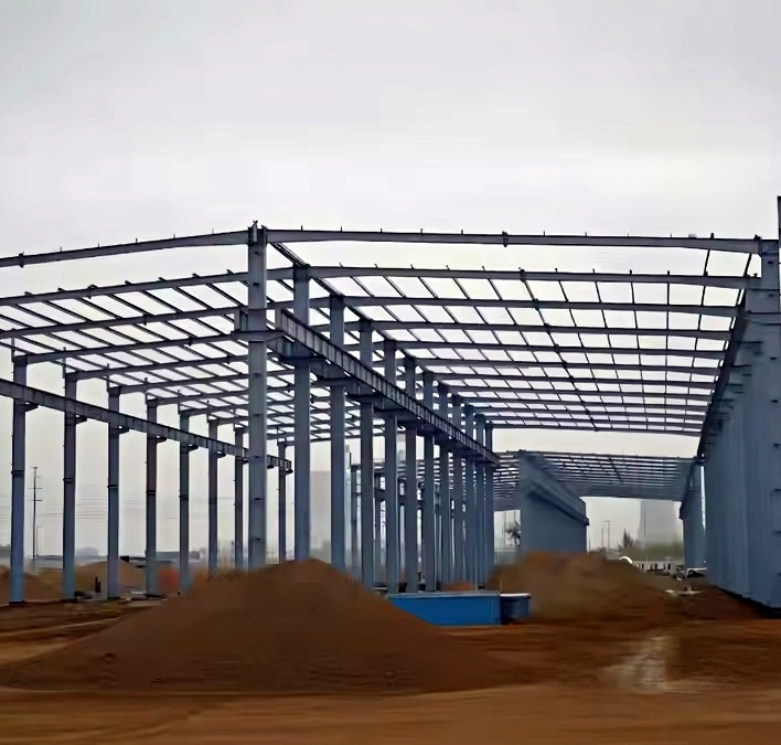 Steel building construction