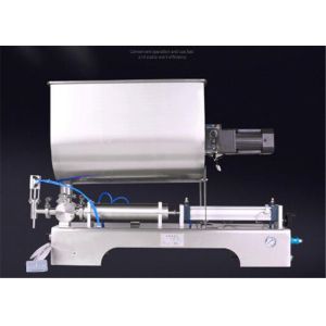 China Granules 80L Sauce Pouch Filling Machine Paste With Mixing Hopper on sale