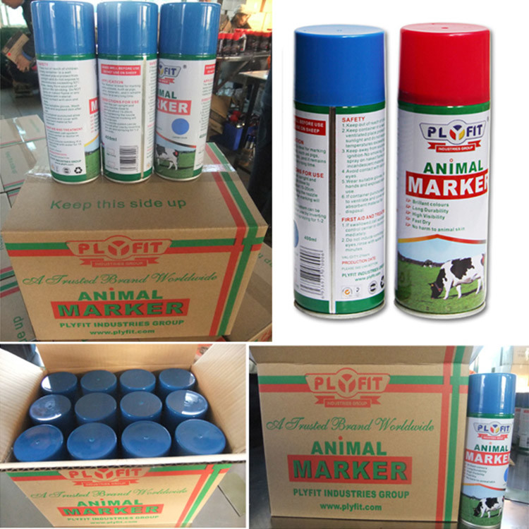 Waterproof Harmless Livestock Marking Spray Paint Safe / Effective Identification