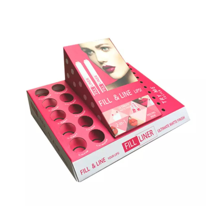 Lipstick Cardboard Display Box , Countertop PDQ Display Box