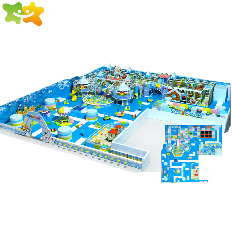 Commercial Play Area 100m2 Kids Indoor Playground Equipment