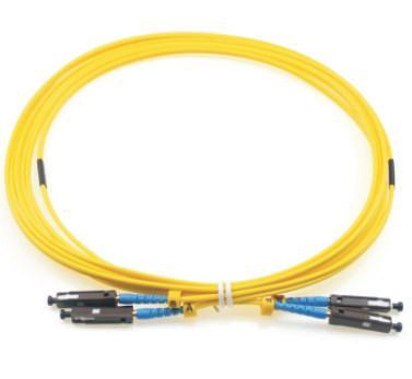 Simplex Duplex Fiber Optic Cable , LSZH Patch Cord CCTV Application