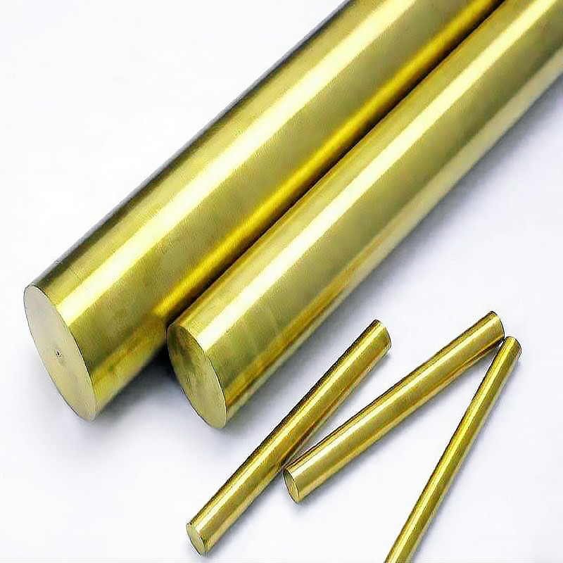 C2801 Brass And Copper Bar 0.2-120mm Copper Alloy Rod Decoiling
