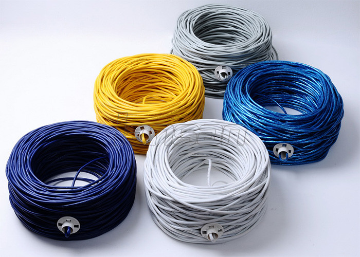 HDPE Insulation 500Mzh 1000ft Cat6A Lan Cable LSZH Networking