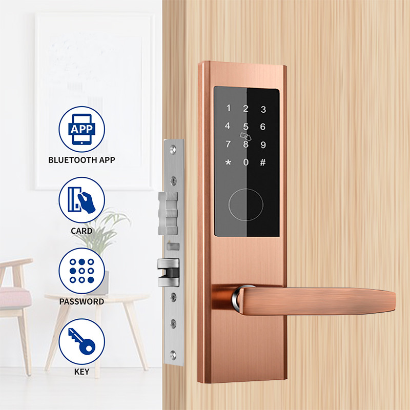 Digital 300mm Bluetooth Keypad Door Lock TT Right Handle