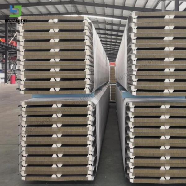 Environmental Economical Custom Wall Insulated Metal Sandwich Panels 50 75 100