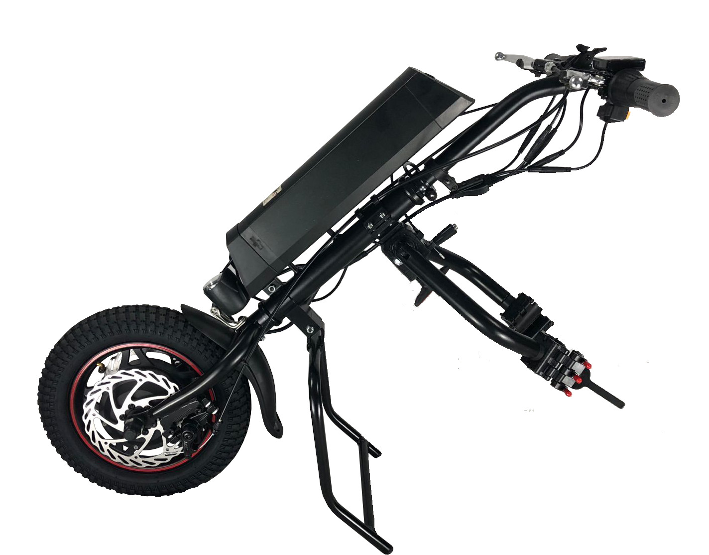 36V 250W Electric Wheelchair Conversion Kit Wheel With Smart 2A Charger