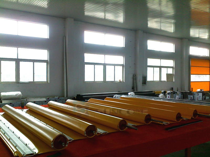 Built - In Photo Cell Interior Roller Shutter Doors For High - Clearness Workshops