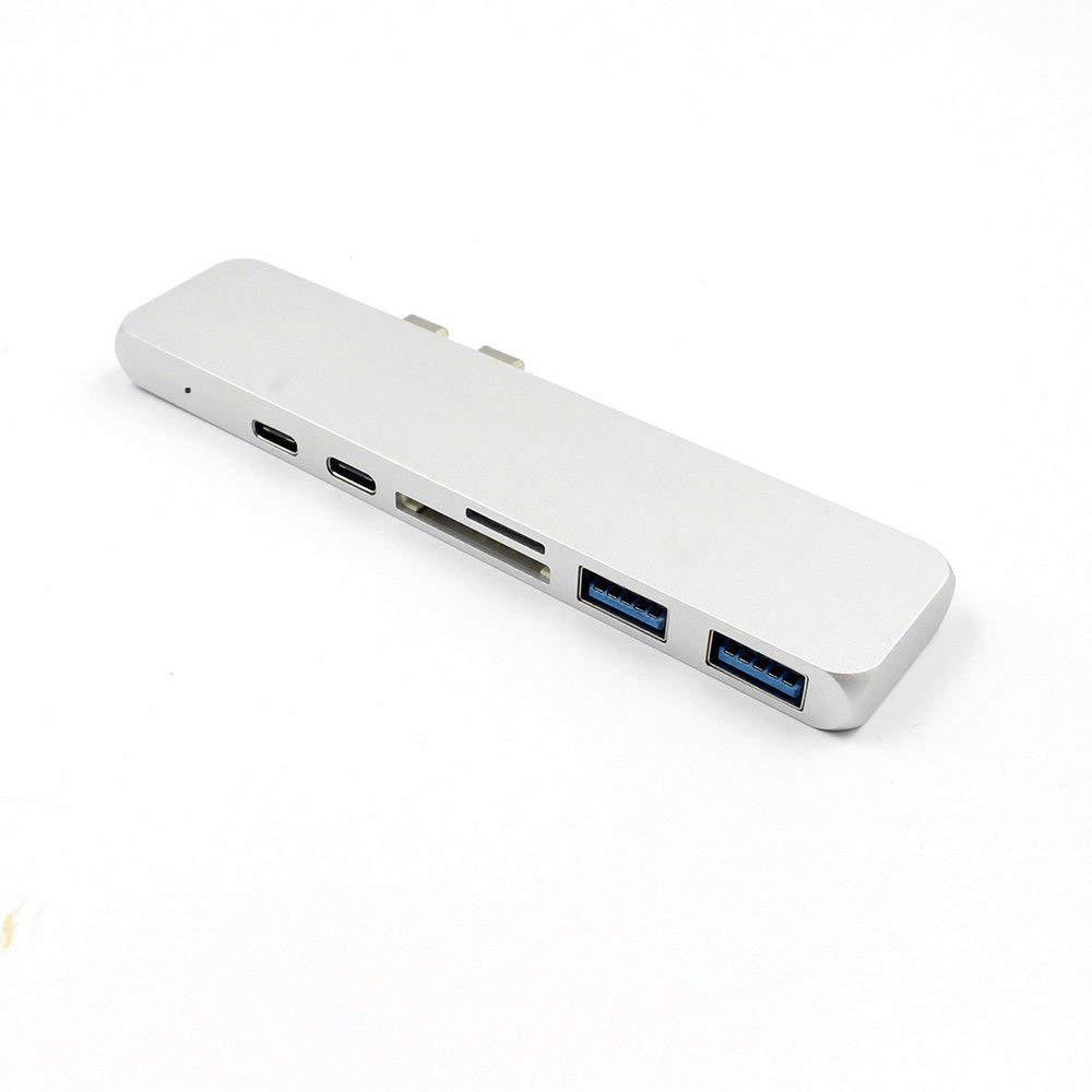 USB 3.1 Type C Hub Dual type-C USB-C HUBs Card Reader Special for Apple Macbook Pro with Thunderbolt 3