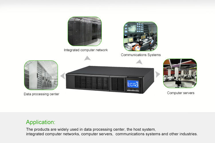 High Frequency 230VAC 6KVA Rack Mountable UPS With Snmp Card