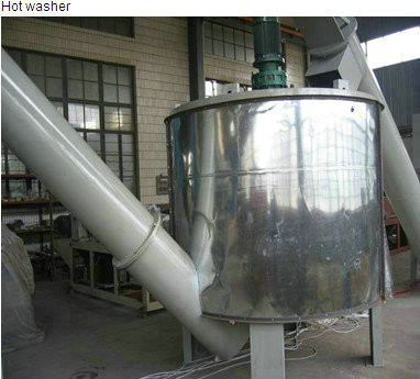 Recycled Water Ring Granule Single Screw Extruders For Waste Flakes