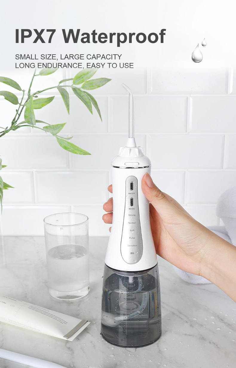 30 - 120PSI Powerful Water Flosser Electric Portable Rechargeable IPX7