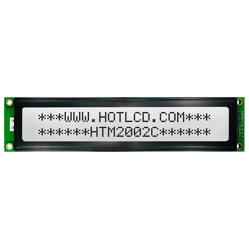 Practical 20x2 LCD Character Module , Yellow Green STN LCD Module HTM2002C