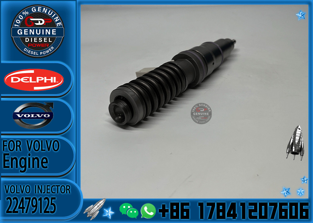 Diesel Fuel Unit Injector 22479125 BEBE4L16001 for VOLVO D16 US15 Engine