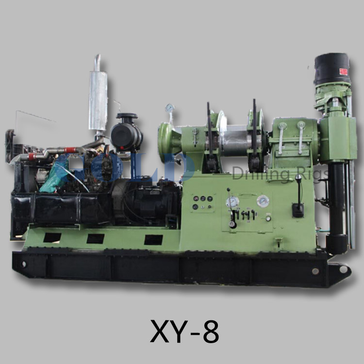 Deep coring drilling rig XY-8, water bore well drilling rig