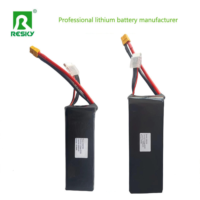 RC Lipo Battery Pack 7.4V 11.1V 14.8V 22.2V 5000mAh 15c For RC Boat RC Drone