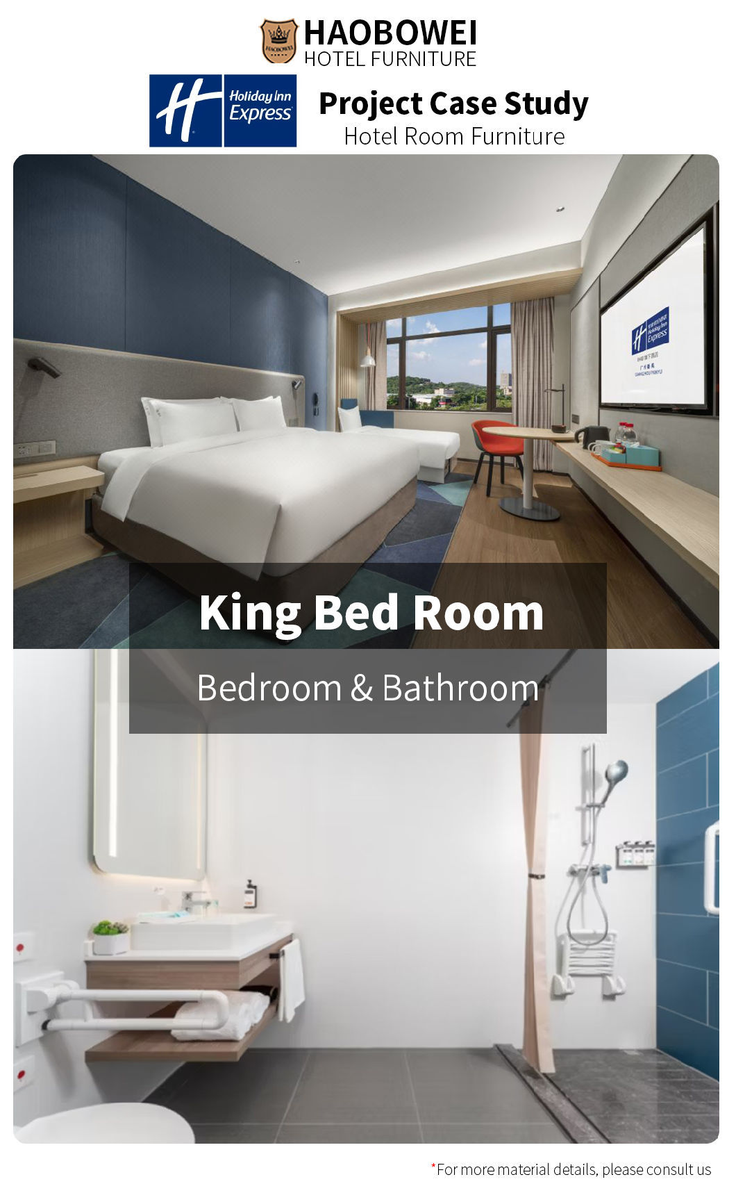 Wholesale Luxury Resort Hotel Furniture Three Star Source Factory Custom Bedroom Set