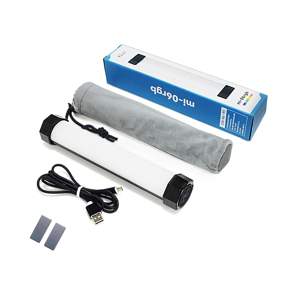 Magnetic RGBW with 14 effects fill light for TikTok Vlog selfie livestream photography Rechargeable LED Tube Light